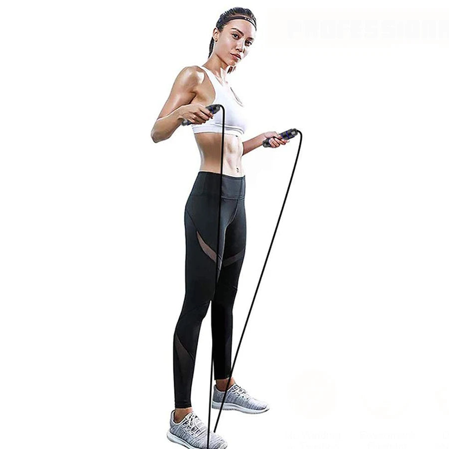 Corda per Saltare Regolabile ad Alta Velocità con Filo in Acciaio per Allenamento Fitness, Attrezzatura Sportiva per Casa