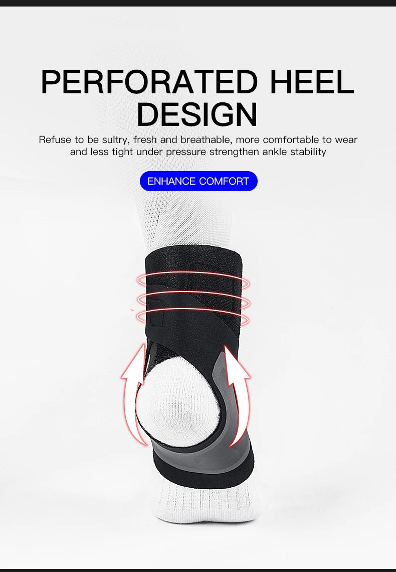 1 pezzo elastico tutore per caviglia cinturino supporto per caviglia fitness compressione traspirante anti distorsione protezione del piede fasciatura sicurezza sportiva