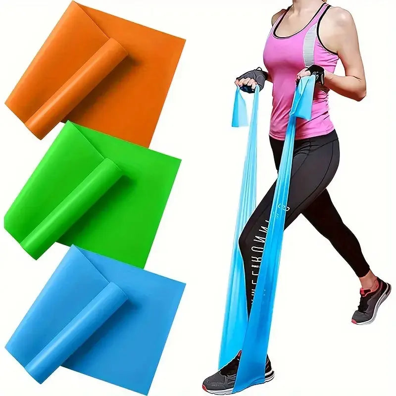 3 pezzi/set, cintura di tensione per yoga, fascia elastica di resistenza fitness per uomini e donne, cintura elastica per yoga per allenamento di forza