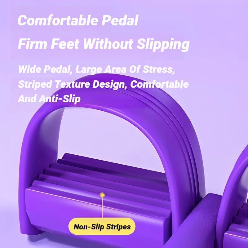 Tenditore a quattro tubi Multifunzionale per uso domestico Fitness Yoga Rafforzamento addominale Fascia elastica Corda di tensione Assistivo sit-up