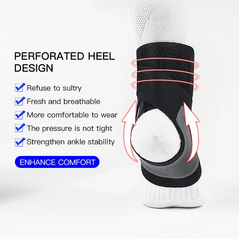 1 pezzo elastico tutore per caviglia cinturino supporto per caviglia fitness compressione traspirante anti distorsione protezione del piede fasciatura sicurezza sportiva
