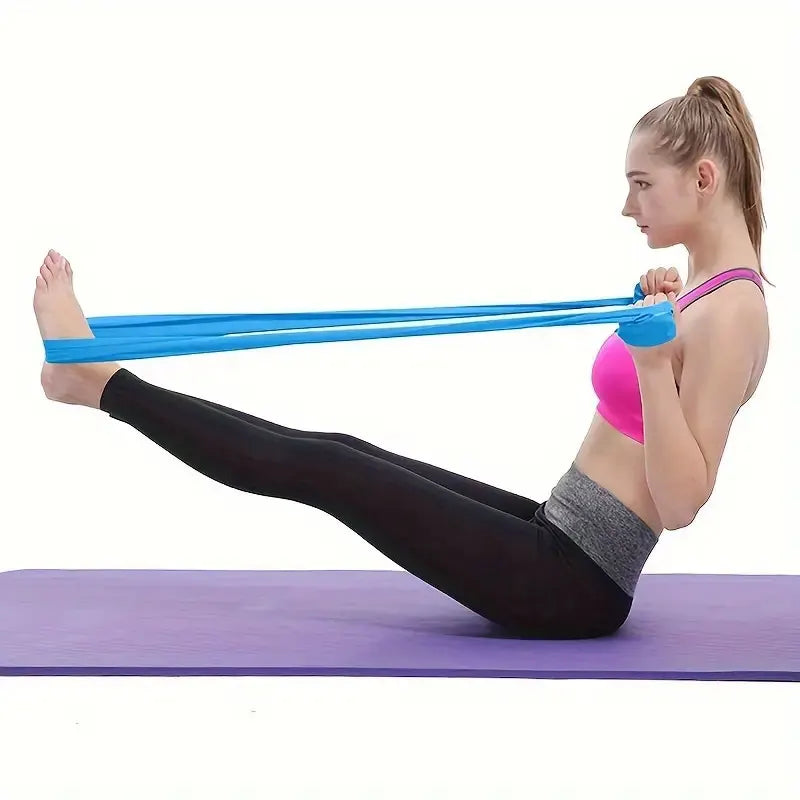 3 pezzi/set, cintura di tensione per yoga, fascia elastica di resistenza fitness per uomini e donne, cintura elastica per yoga per allenamento di forza