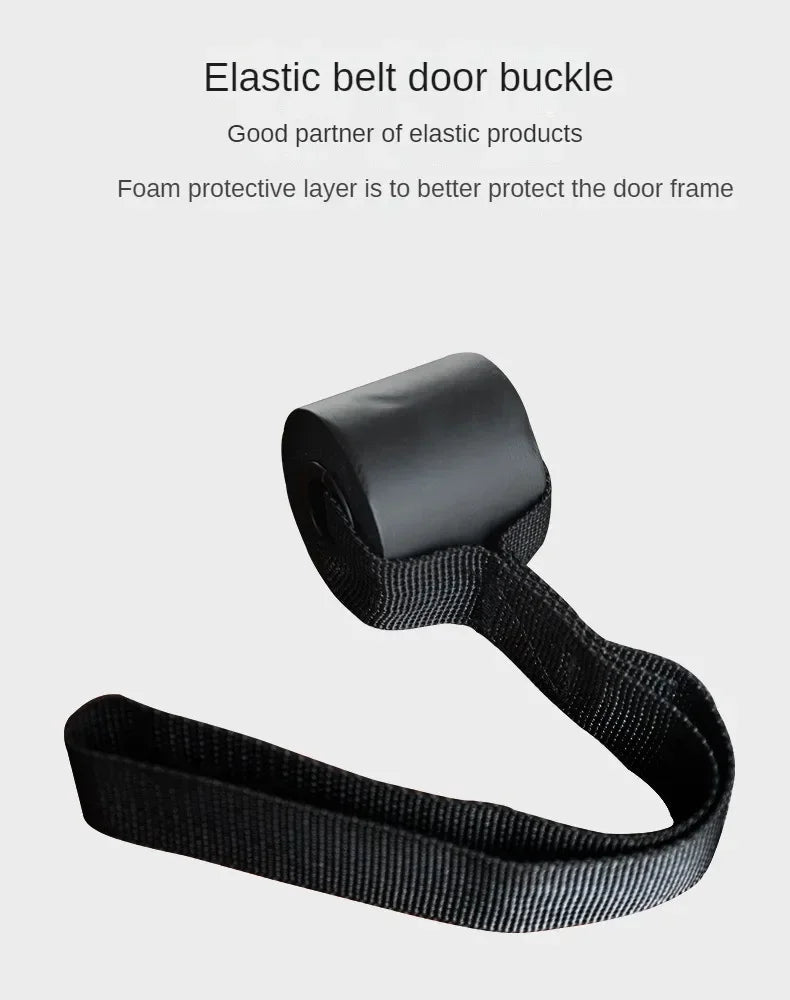 Supporto per Fissaggio a Porta per Bande Elastiche di Resistenza, Attacco Portatile per Porta, Attrezzatura per Esercizi Fitness e Allenamento Domestico