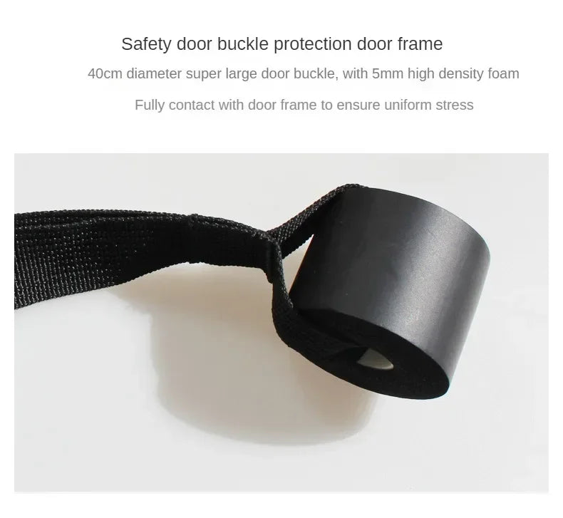 Supporto per Fissaggio a Porta per Bande Elastiche di Resistenza, Attacco Portatile per Porta, Attrezzatura per Esercizi Fitness e Allenamento Domestico