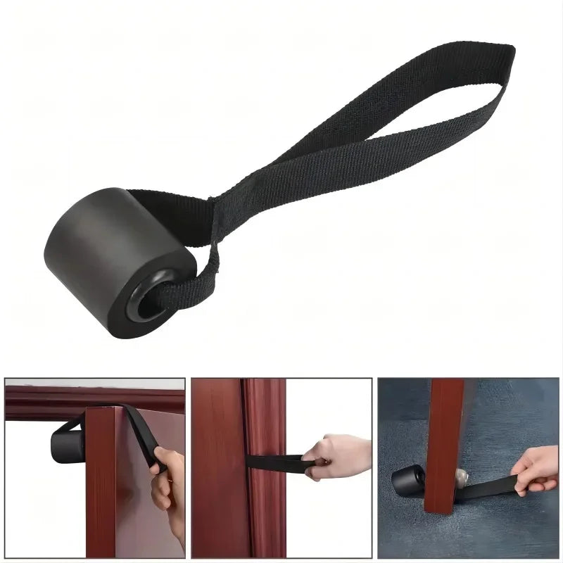 Ancoraggio per porta Tirare la corda Fibbia per porta Fascia di resistenza Fitness Esercizio elastico Cinghia per allenamento Ancoraggio per porta Attrezzatura per il fitness portatile