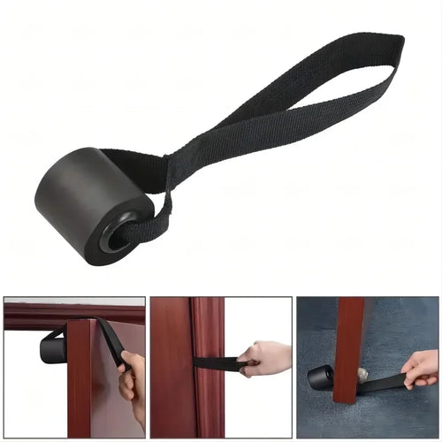 Ancoraggio per porta Tirare la corda Fibbia per porta Fascia di resistenza Fitness Esercizio elastico Cinghia per allenamento Ancoraggio per porta Attrezzatura per il fitness portatile