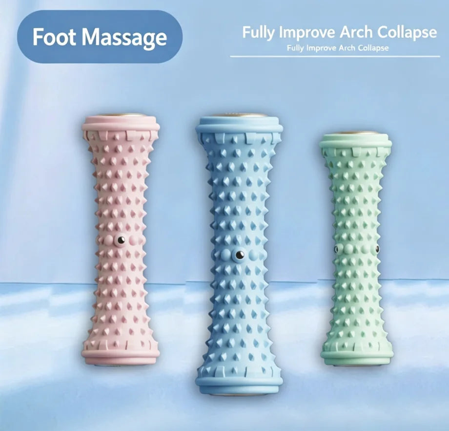 Rullo per massaggio plantare, rullo per fascia plantare, allenatore per piedi piatti - adatto per gli appassionati di yoga e fitness