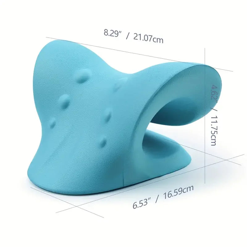 Barella per spalle e collo Rilassante per colonna vertebrale cervicale Stretch Rilassamento muscolare Dispositivo di trazione Massaggio Cuscino Correzione Chiropratica