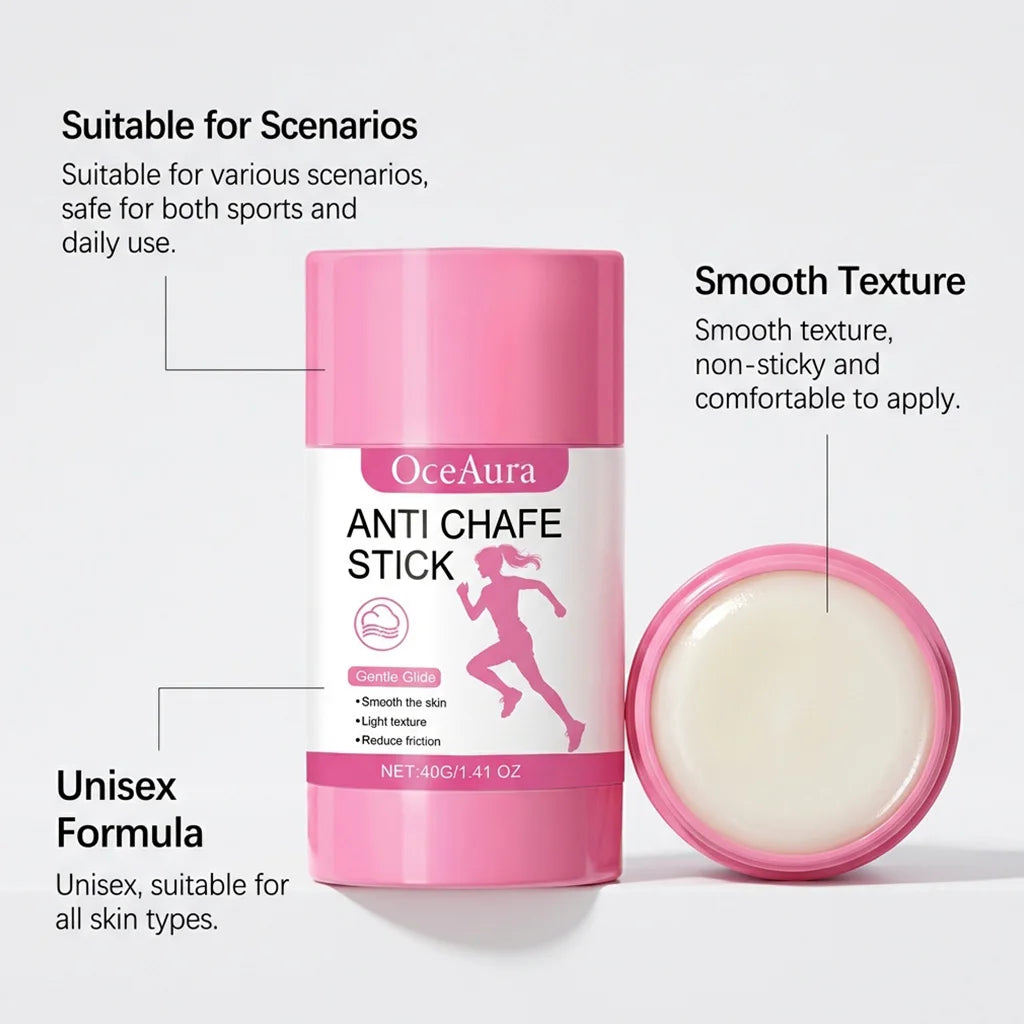 Running Thigh Anti-Friction Stick Anti Chafe Cream Nourishment Moisturizing Skin Protect For Heel Lower Arm Thigh Skin Daily Use