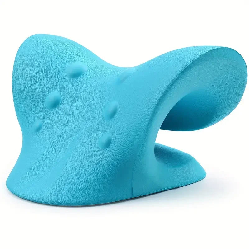 Barella per spalle e collo Rilassante per colonna vertebrale cervicale Stretch Rilassamento muscolare Dispositivo di trazione Massaggio Cuscino Correzione Chiropratica