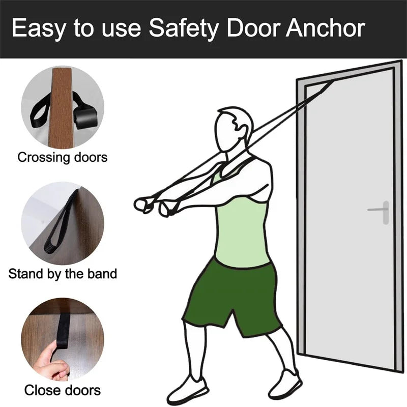 pezzi di resistenza elastica porta ancoraggio fasce tubo porta sport attrezzature per il fitness per accessori di allenamento efficaci