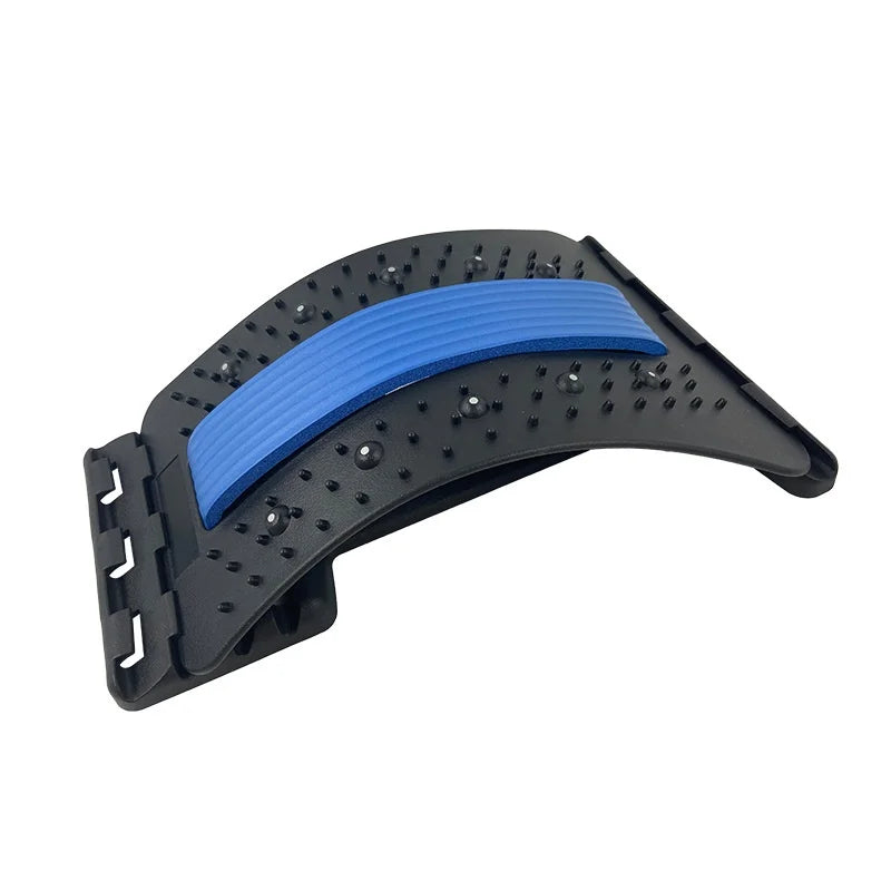 Dispositivo per lo stretching muscolare della vita, cuscino massaggiante per lo stretching della colonna vertebrale, supporto lombare, allungatore lombare per alleviare il dolore alla schiena