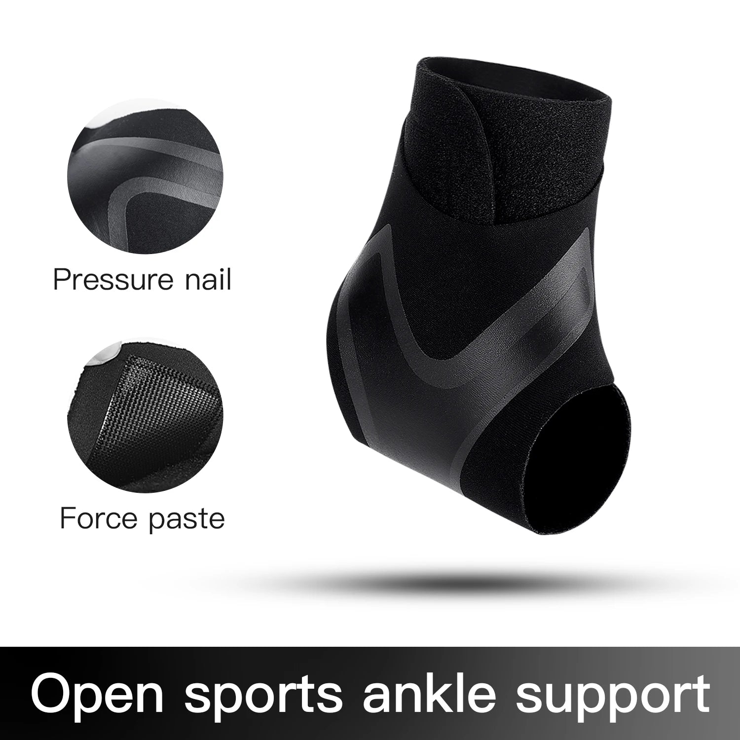 1 pezzo elastico tutore per caviglia cinturino supporto per caviglia fitness compressione traspirante anti distorsione protezione del piede fasciatura sicurezza sportiva