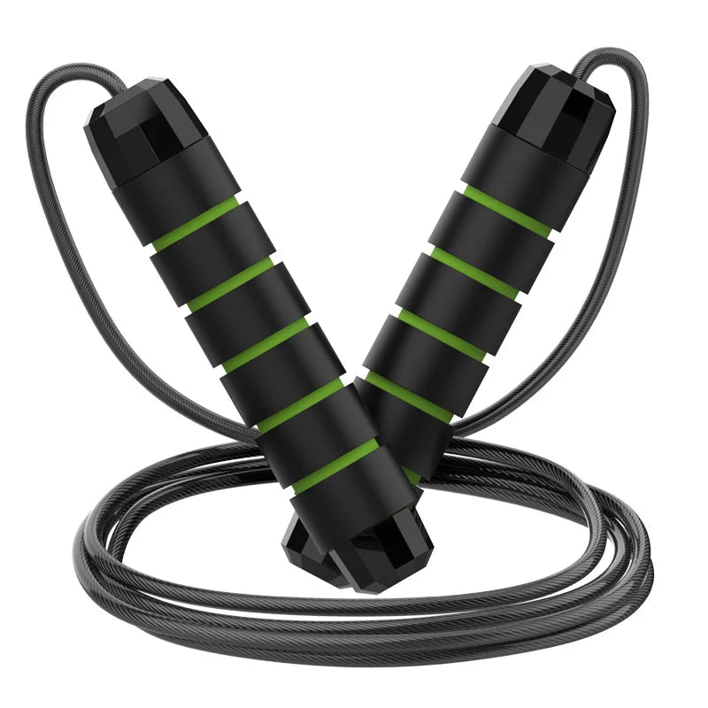 1 pz la nuova corda per saltare filo di acciaio esercizio per saltare regolabile salto fitness allenamento allenamento attrezzature sportive a casa senza grovigli